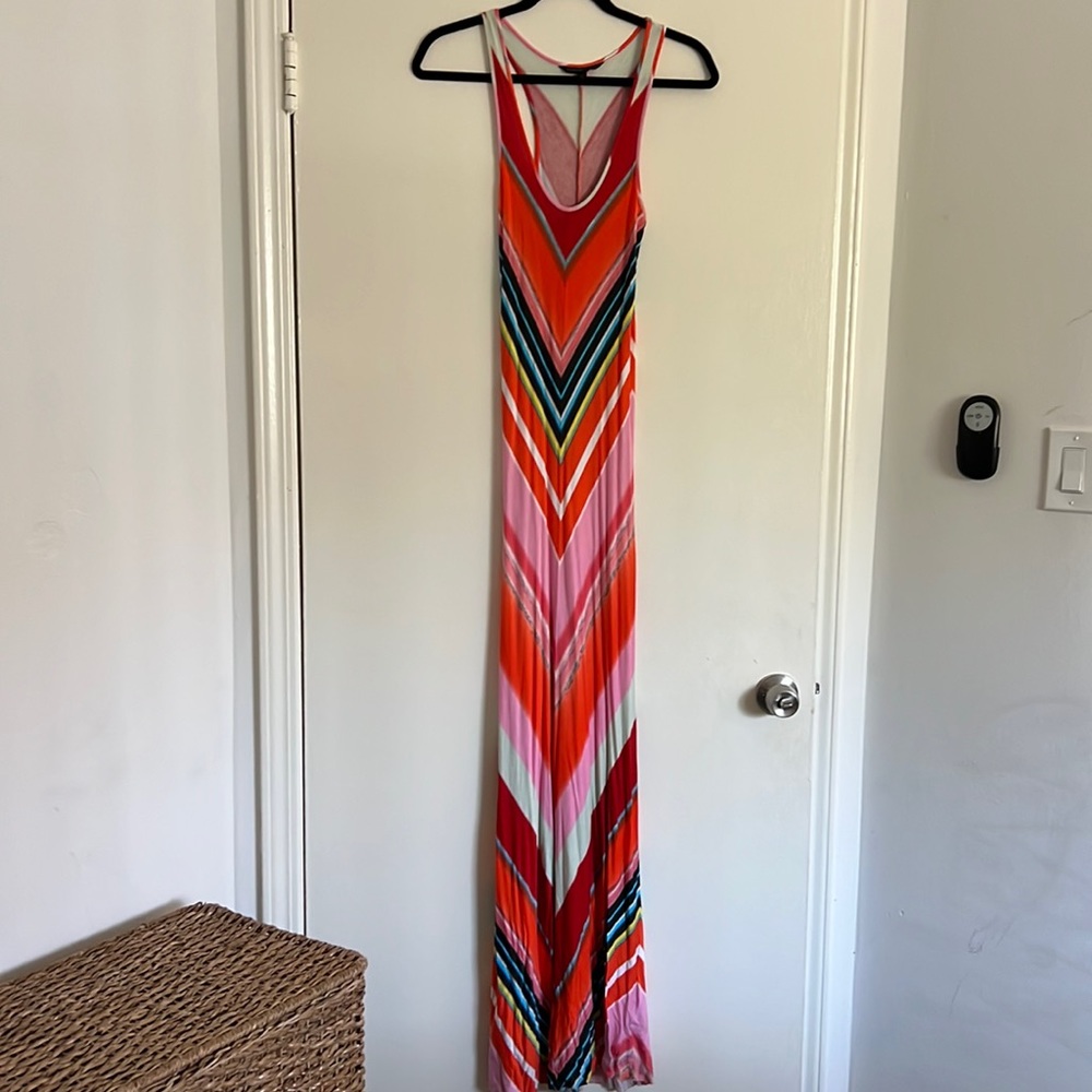 Brand new multi color maxi dress